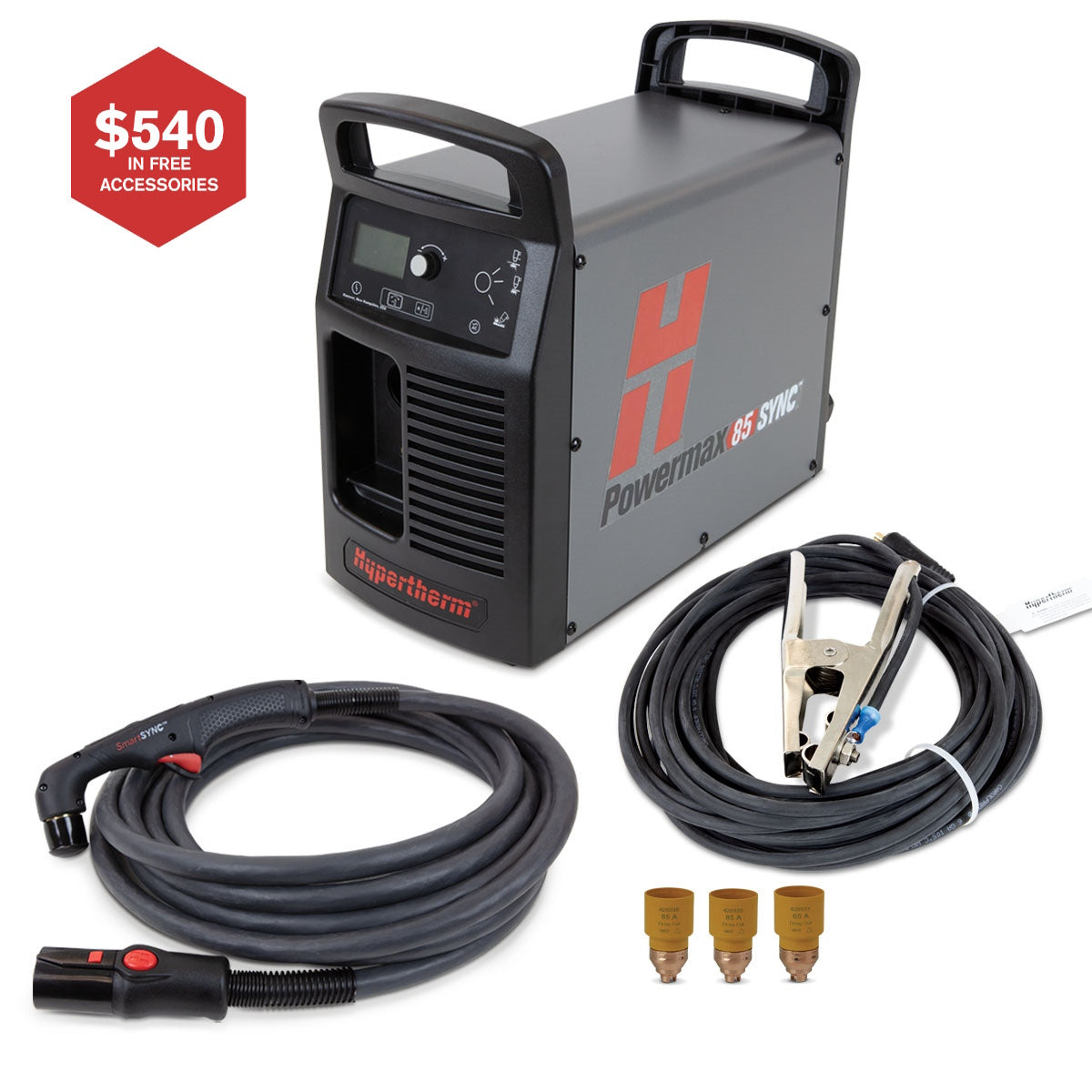 Hypertherm Powermax 85 Sync Plasma Cutter w/50ft Hand Torch (087184)