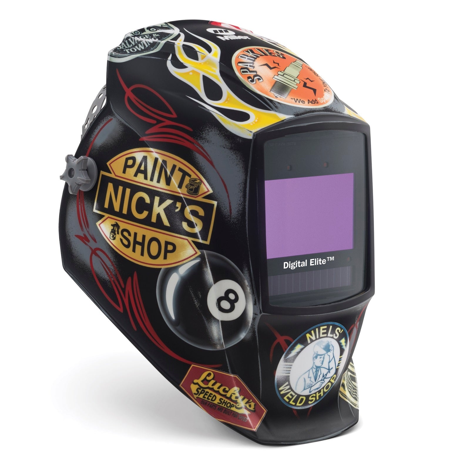 Miller Hot Rod Garage Digital Elite Auto Darkening Welding Helmet (269946)