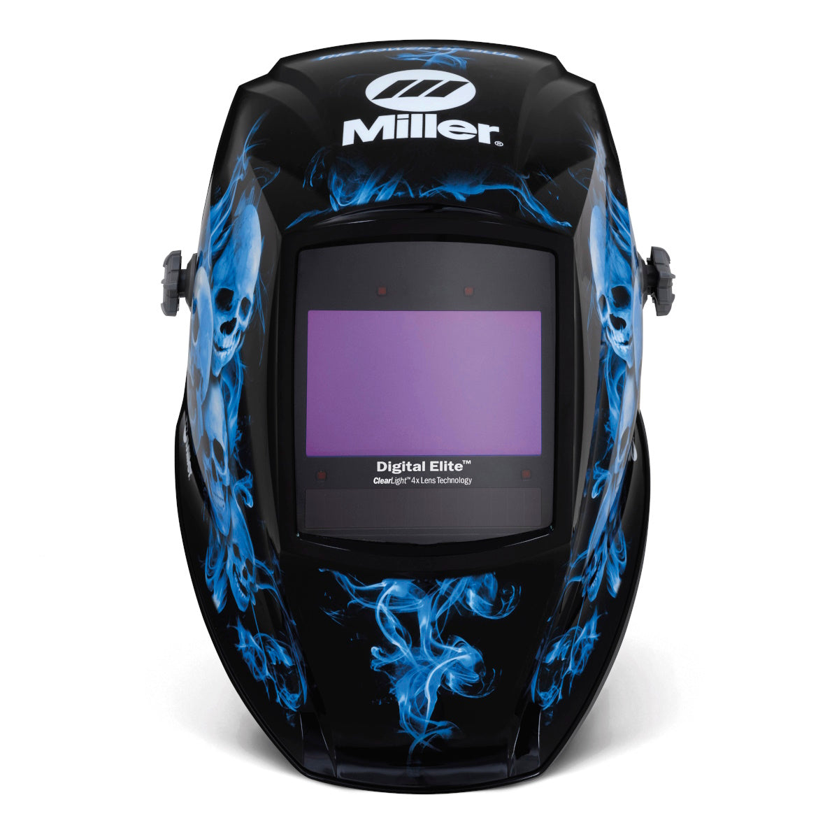 Miller Digital Elite Blue Rage II Welding Helmet w/ClearLight 4X Lens (296774)