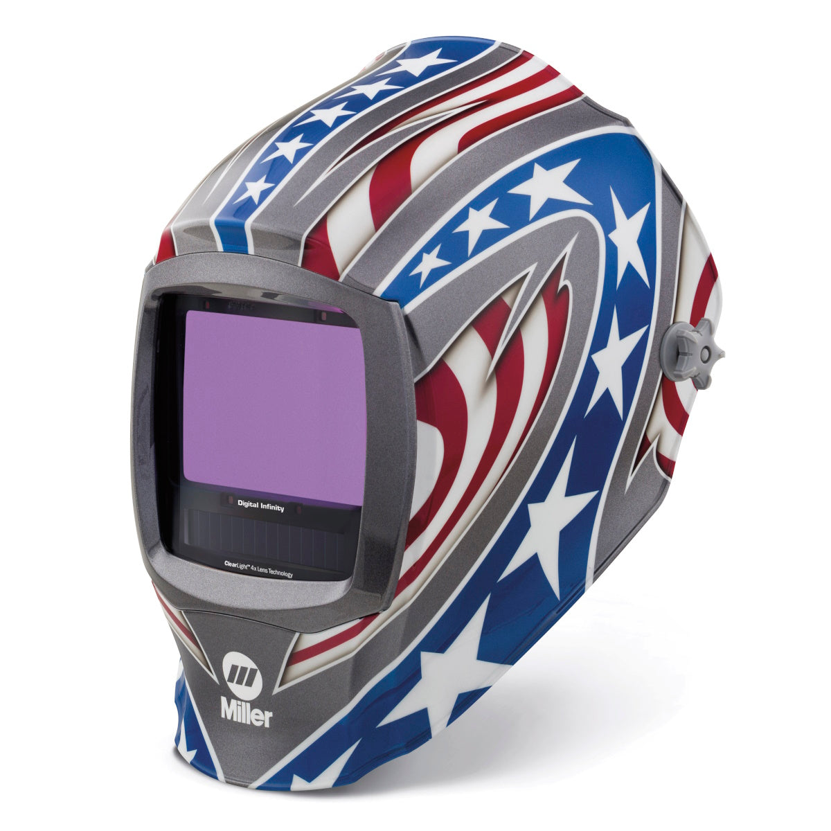 Miller Digital Infinity Stars & Stripes Welding Helmet w/ClearLight 4X Lens (296780)