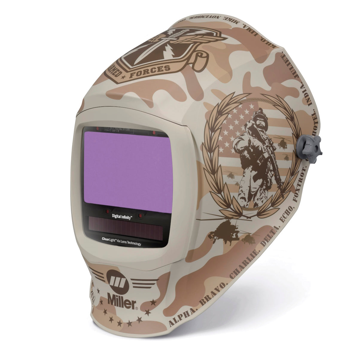 Miller Digital Infinity Honor Welding Helmet w/ClearLight 4X Lens (296785)