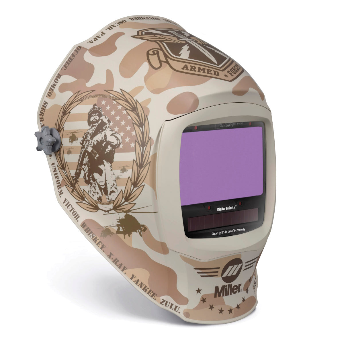 Miller Digital Infinity Honor Welding Helmet w/ClearLight 4X Lens (296785)