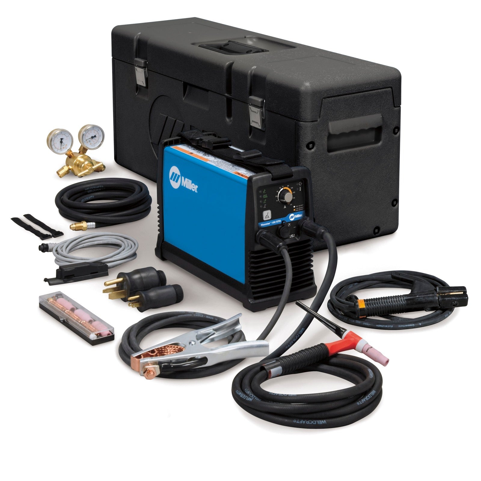 Miller Maxstar 150 STH TIG/Stick Welder Package with Remote Fingertip Control (907136017)