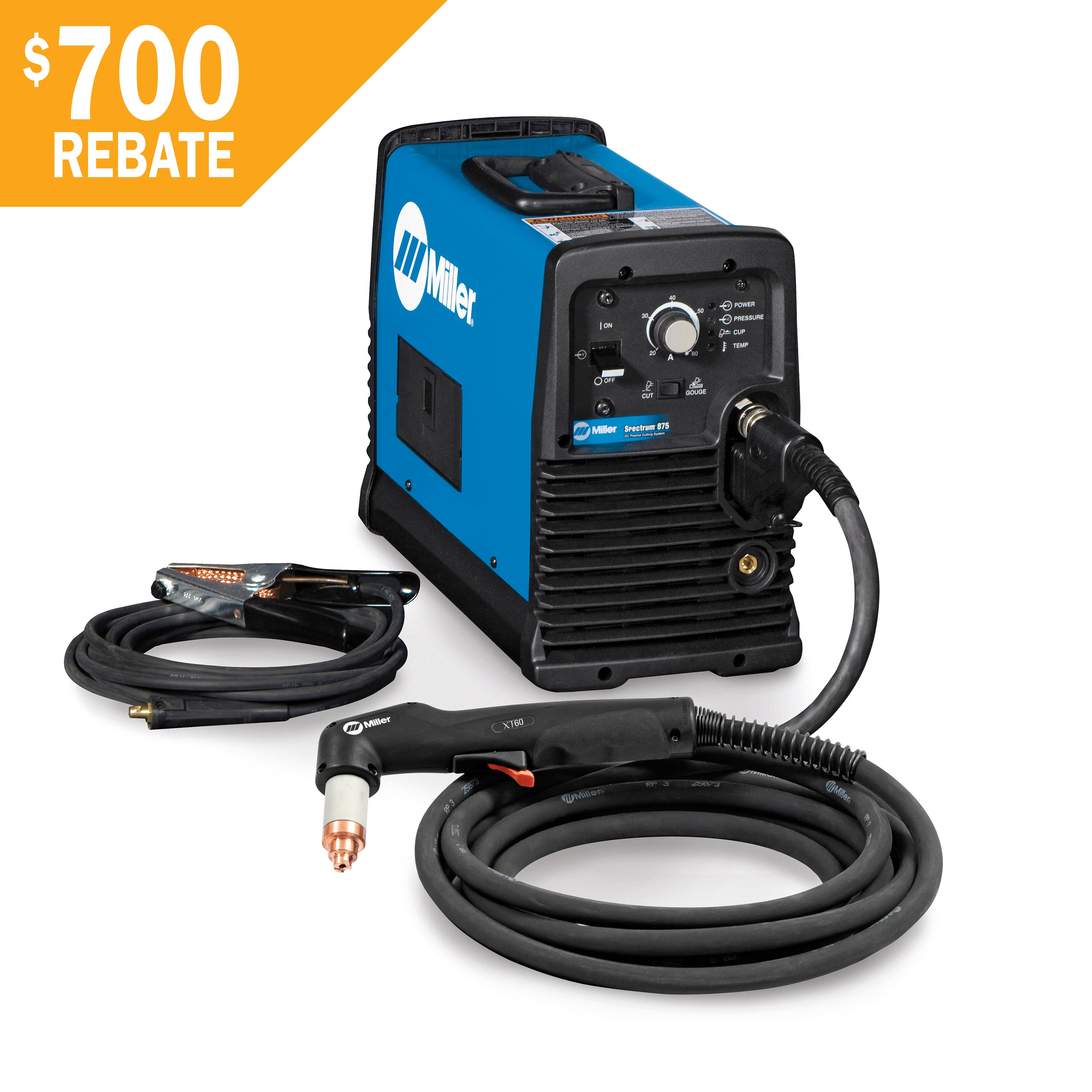 Miller Spectrum 875 Plasma Cutter with 50 ft. Torch (907583001)