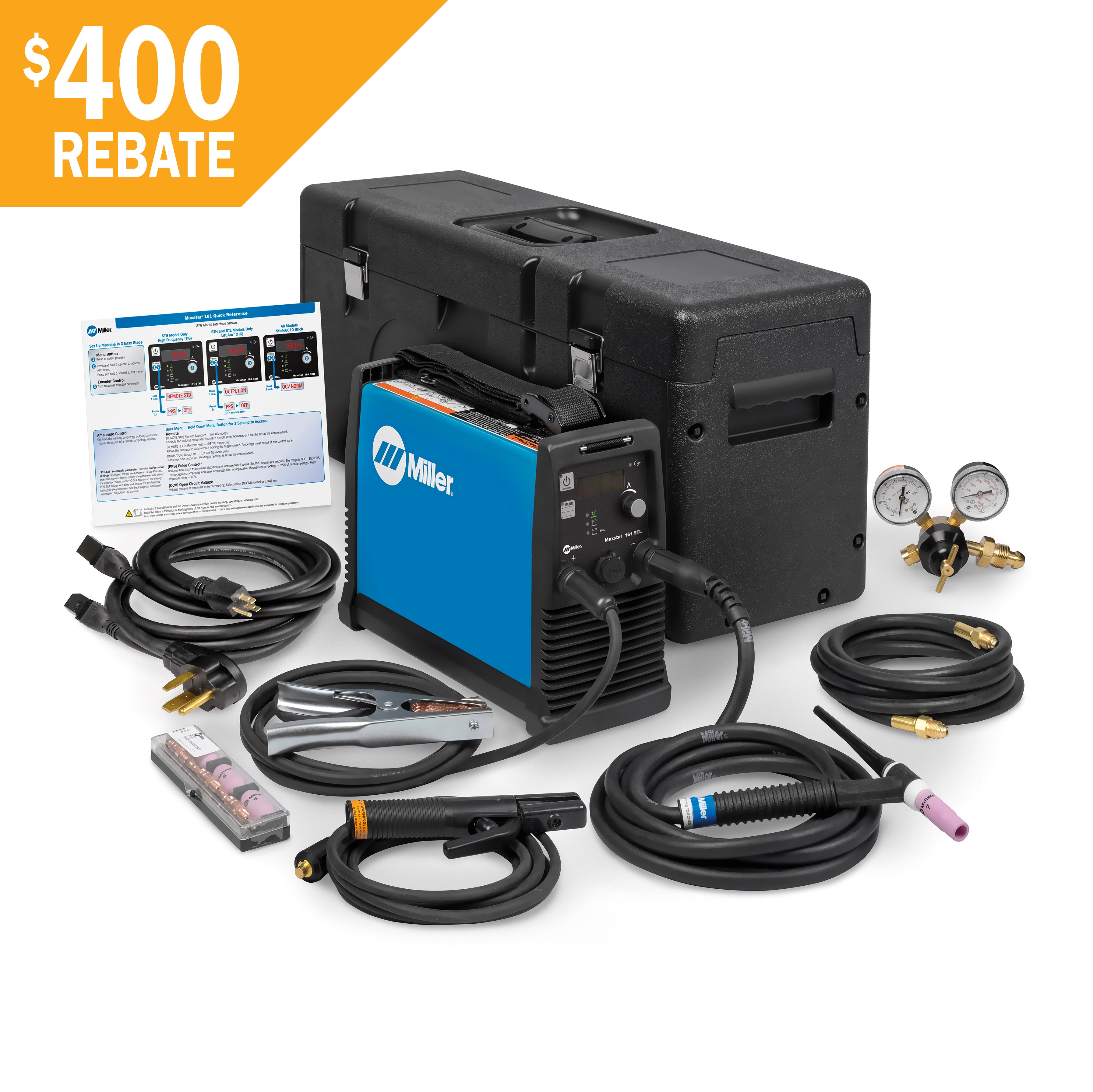 miller maxstar 161 tig and stick welder