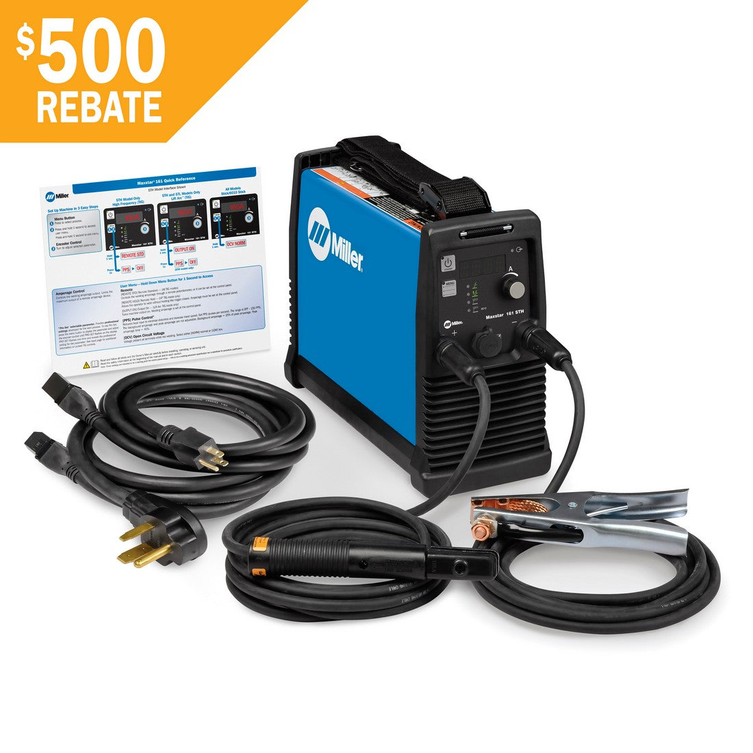 Miller Maxstar 161 STH TIG and Stick Welder (907711)