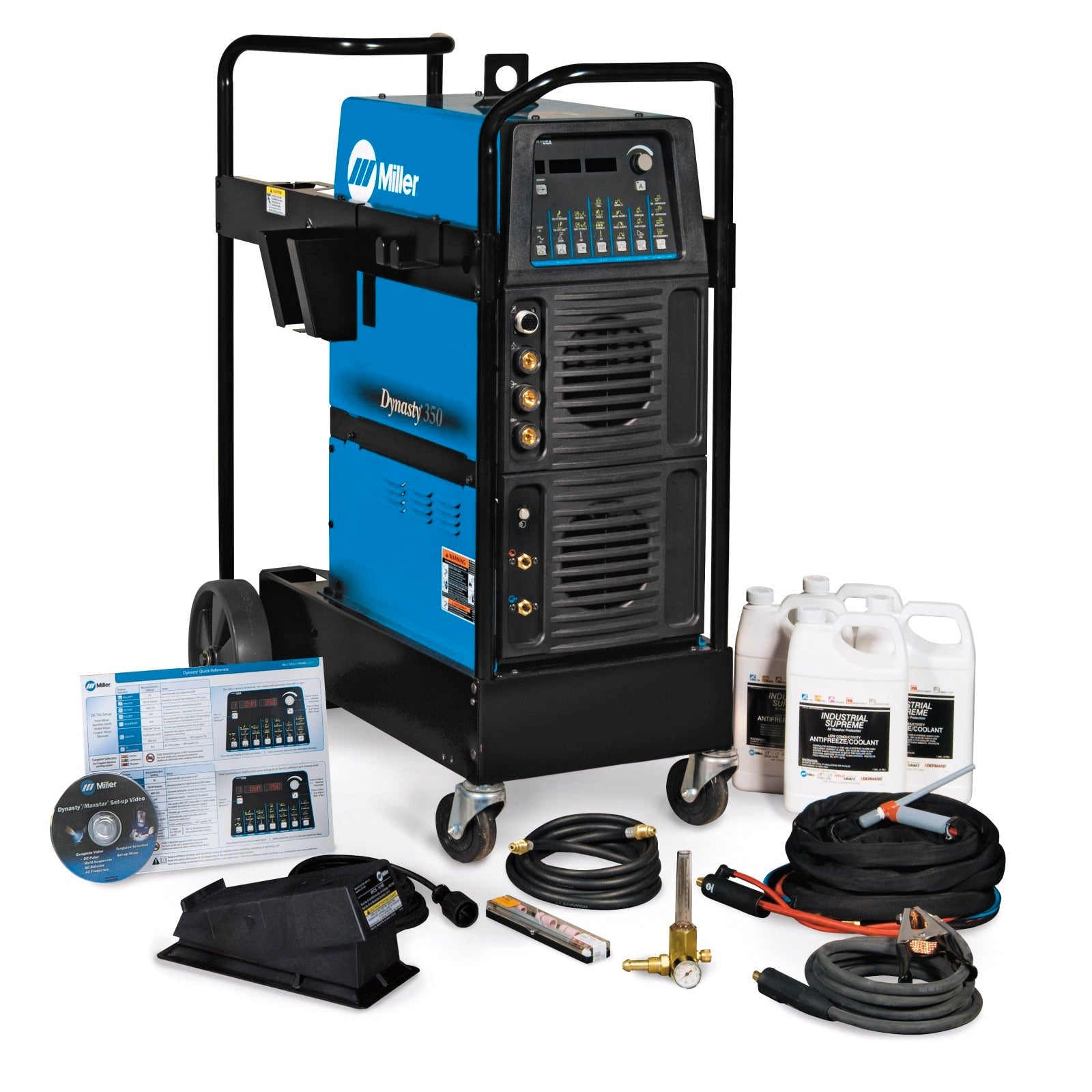 Miller Dynasty 350 TIG Welder and Water-Cooled Package with Foot Control (951626)