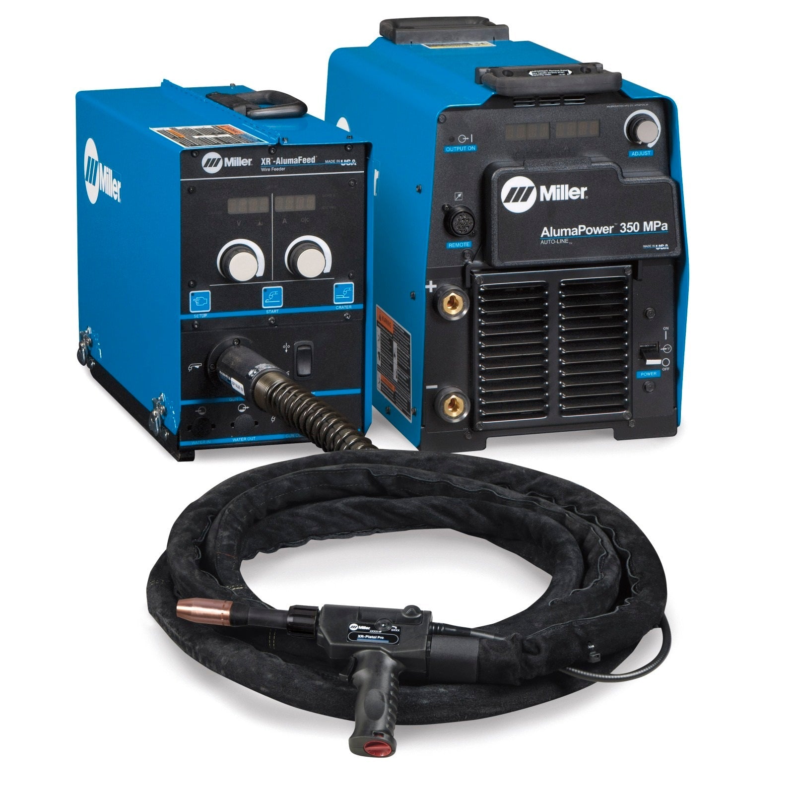 Miller AlumaPower 450 MPa MIG Welder with Feeder and 30-ft Gun (951462)