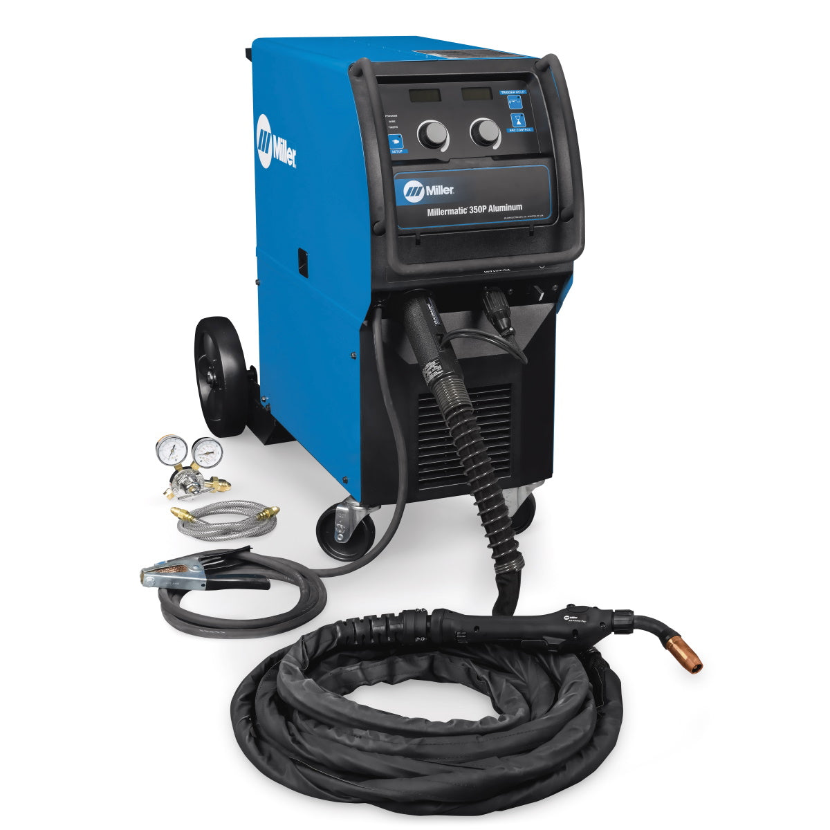 Miller Millermatic 350P Aluminum MIG Welder with 25-ft XR-Aluma-Pro Gun (951869)