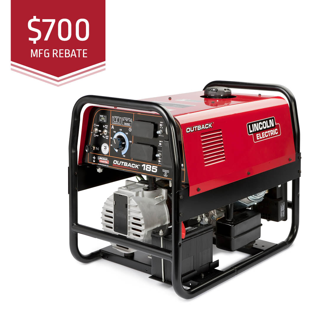 Lincoln Outback 185 Engine Welder Generator (K2706-2)