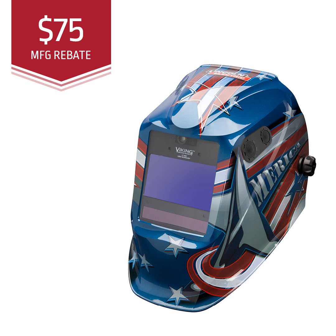 Lincoln Viking All American 2450 ADV Series Helmet (K3174-5)