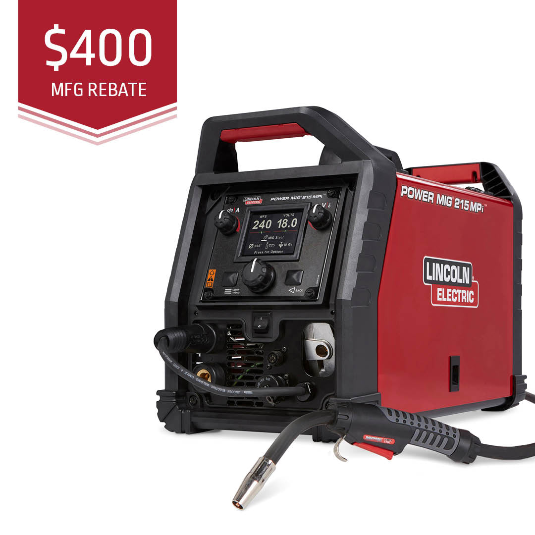 Lincoln Power MIG 215 MPi Multi-Process Welder (K4876-1)