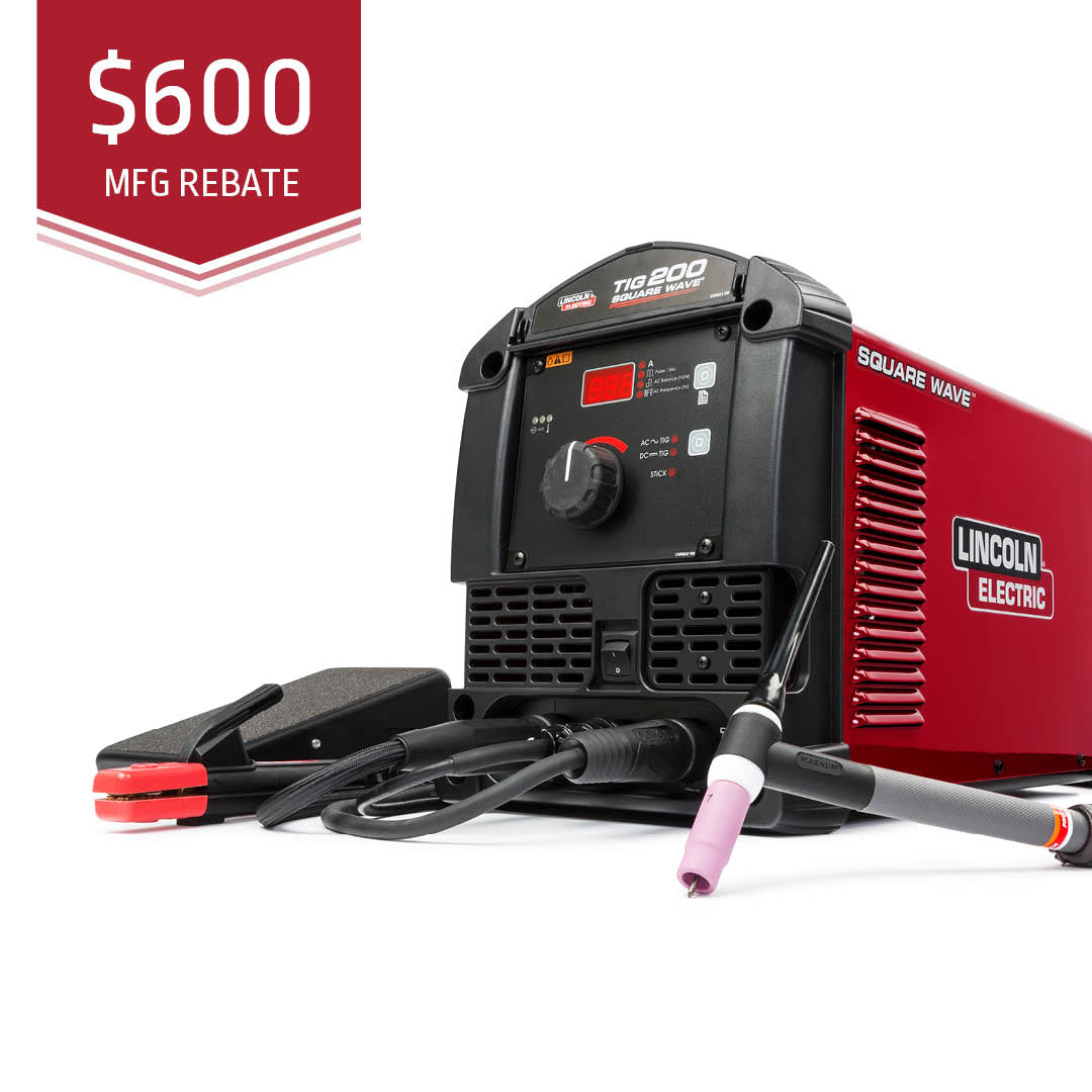 Lincoln Square Wave TIG 200 Welder (K5126-1)