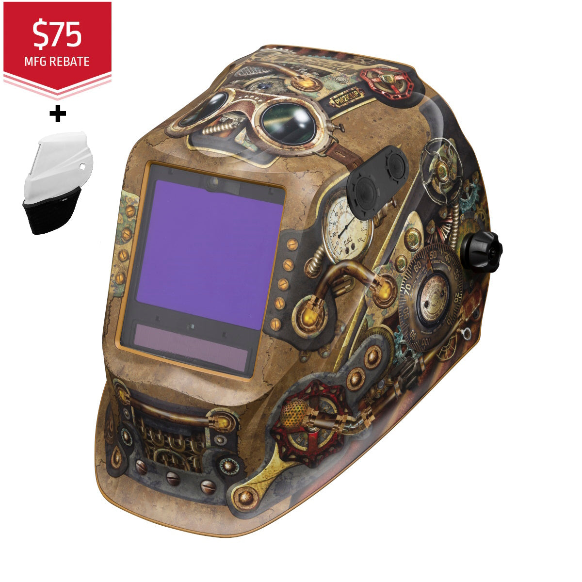 Lincoln Viking 3350 ADV Series Steampunk Welding Helmet (K3428-5)