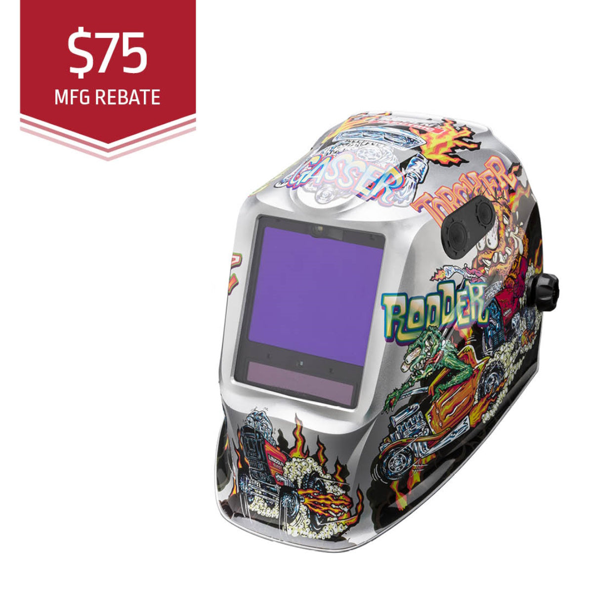 Lincoln Viking 3350 ADV Series Hot Rodders Welding Helmet (K4440-5)