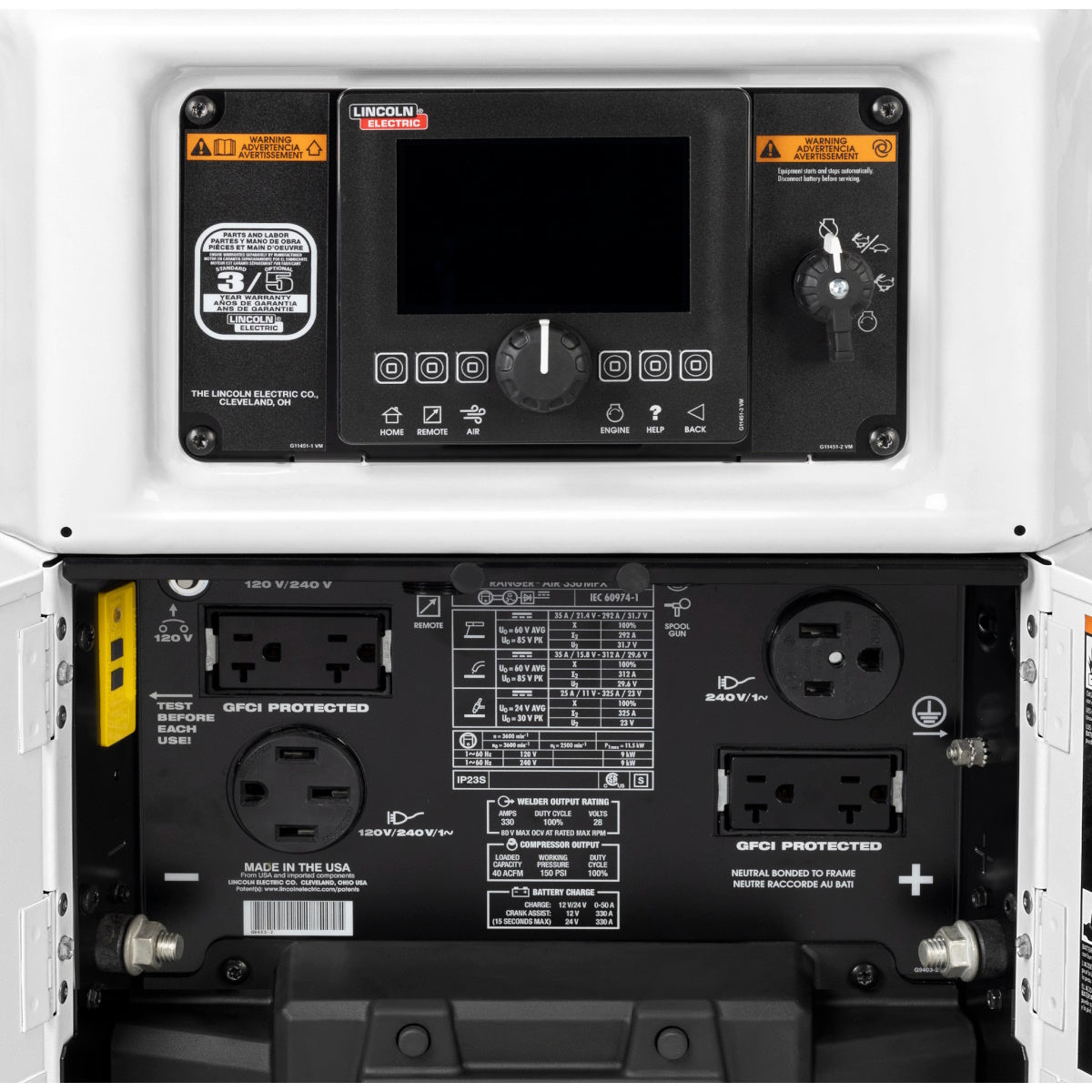 Lincoln Ranger Air 330 MPX Engine Driven Welder (K5239-1)