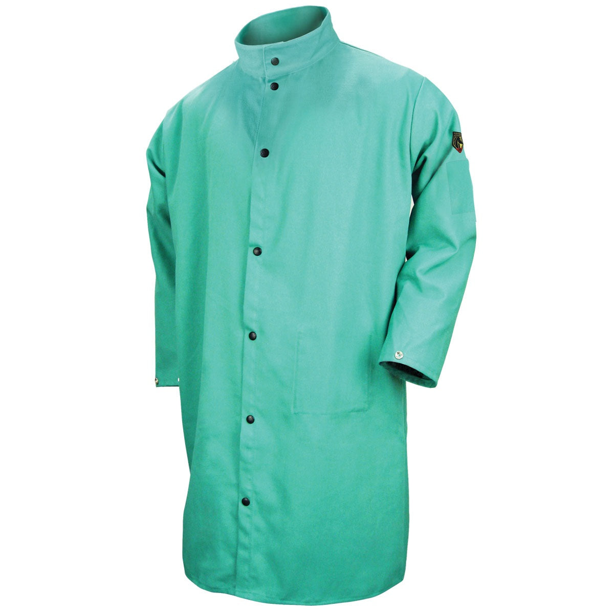 Revco Black Stallion 9oz Green FR Cotton Welding Coat for sale (F9-50C)  Buy at Welding Supplies from IOC