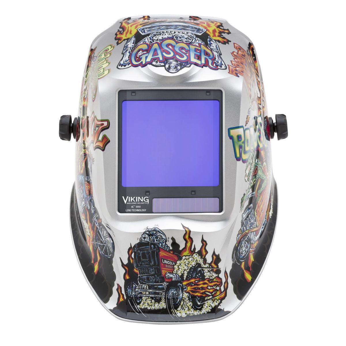 Lincoln Viking 3350 Series Hot Rodders Auto Darkening Welding Helmet  (K4440-4)