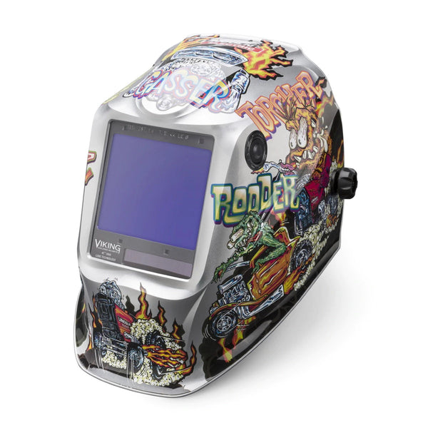 Lincoln Viking 3350 Series Hot Rodders Auto Darkening Welding Helmet  (K4440-4)