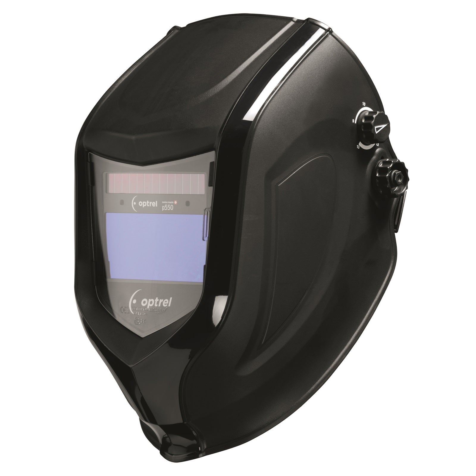 Optrel p550 Series Black Helmet (1007.000)