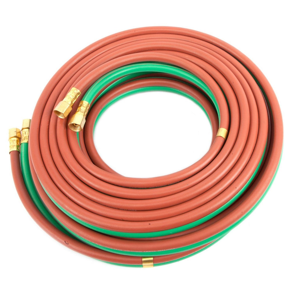 100 FT Oxygen Acetylene Hose 1/4 Inch Twin Welding Hose Cutting Torch Hoses  New