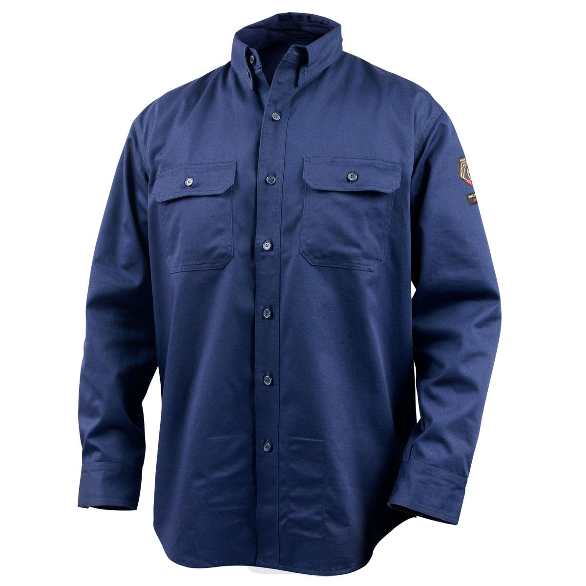 Revco Black Stallion AR/FR Navy Cotton Work Shirt for sale (WF2110