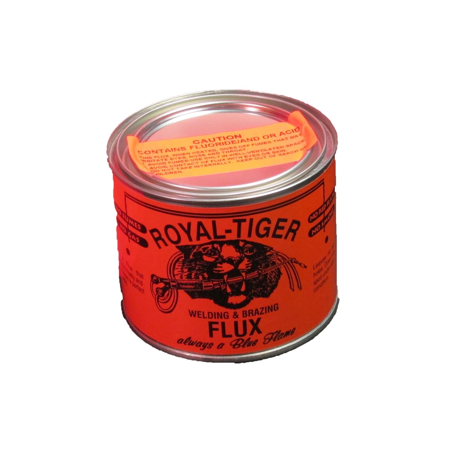 Crown Alloy 16oz TIGER FLUX #4 Cast Iron Brazing FLUX 16 oz JAR (XFT4/16)